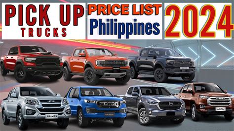 Best Pickup Trucks Price Philippines 2024 .